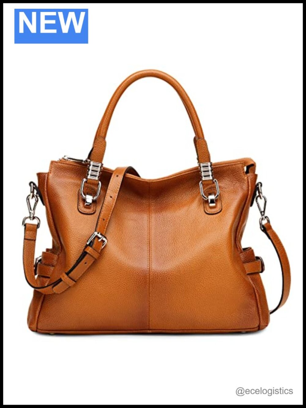 Genuine Leather Satchel Handbag Tote Crossbody Shoulder Bag